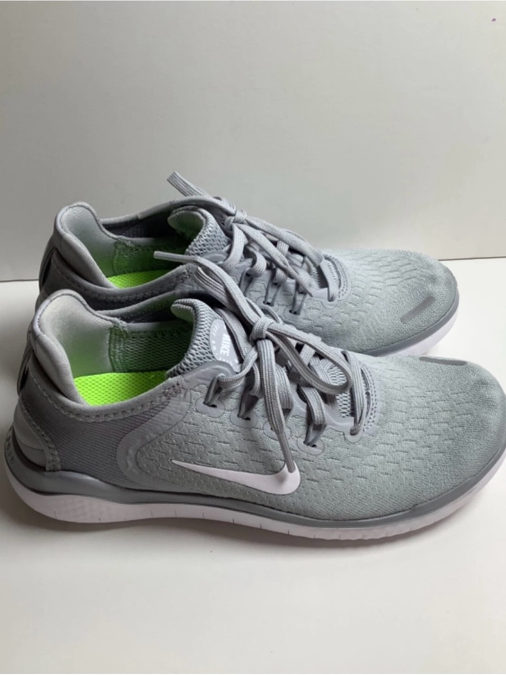 Nike Free Wolf Grey White 942837-003 Women Size 5.5